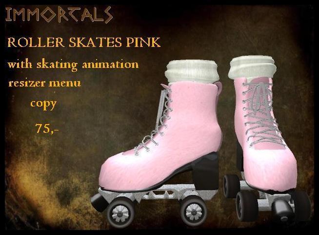 IMMORTALS ROLLER SKATES PINK
