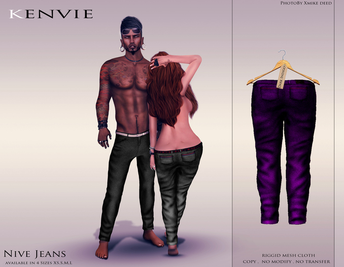 KENVIE . mesh . Nive Custom Jeans Indigo