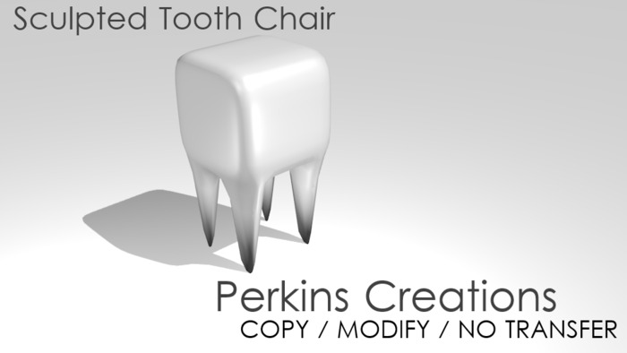 Perkins Creations: Sculpted Tooth Chair