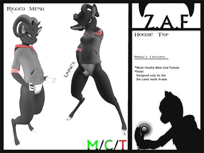 ZAF_Laddi Lamb_Hoodie Top (unisex) Boxed