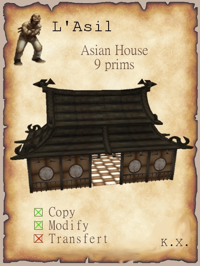 Maison asiatique red BOX