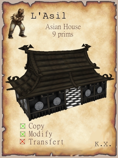 Maison asiatique red BOX