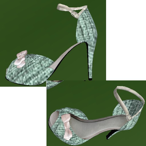 Mesh_Bridal Shoes L Ivory