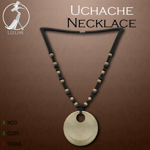 -=UZURI=- Uchache Necklace (black & ivory)
