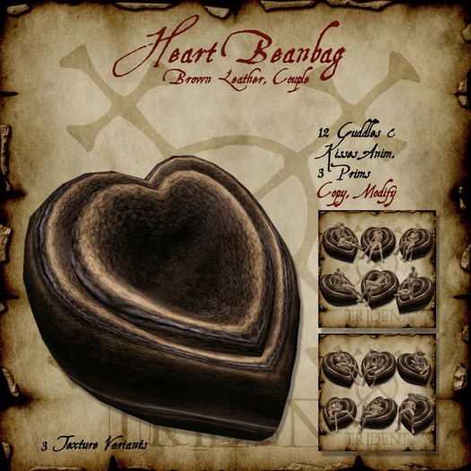 Heart Beanbag [Leather II] 