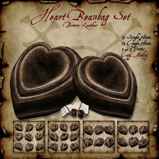 Heart Beanbag [Leather Set] 
