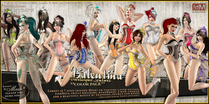 !dM deviousMind: "Sweet Rose Valentina" **DEMOS** - Burlesque Valentine's and Spring Costume
