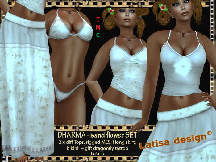 Dharma set - Sand Flower+ GIFT *Latisa Design*