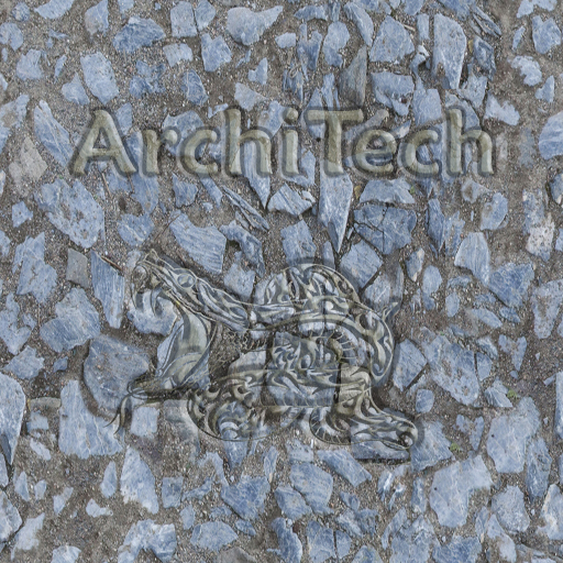 Rustic Granite Paving: Commercial Use (An original ArchiTech Design Texture for your landscaping & building products).
