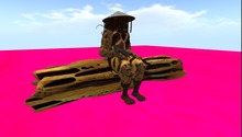 wood kludge 17.02.13.A sculpt log prim full perm copymod 3d fun