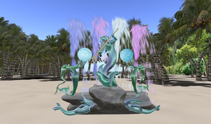 PROTECTOR OF THE SEA WATER FOUNTAIN