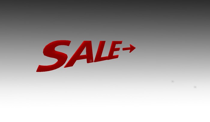 SALE ARROW TO THE RIGHT Box