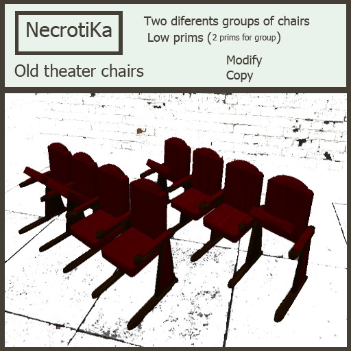 Old theater chairs