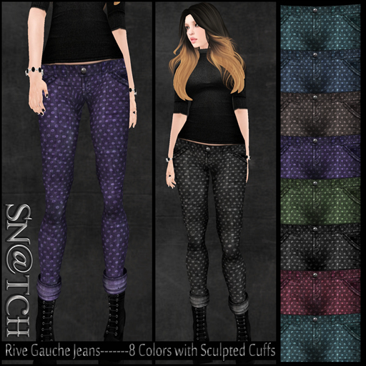 ::Sn@tch Rive Gauche Skinny Jeans:::
