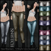 :::Sn@tch Heavy Metal Skinny Jeans:::