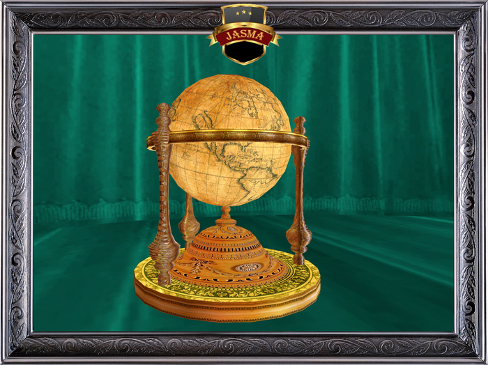 JASMA-Antique earth globe (Boxed)