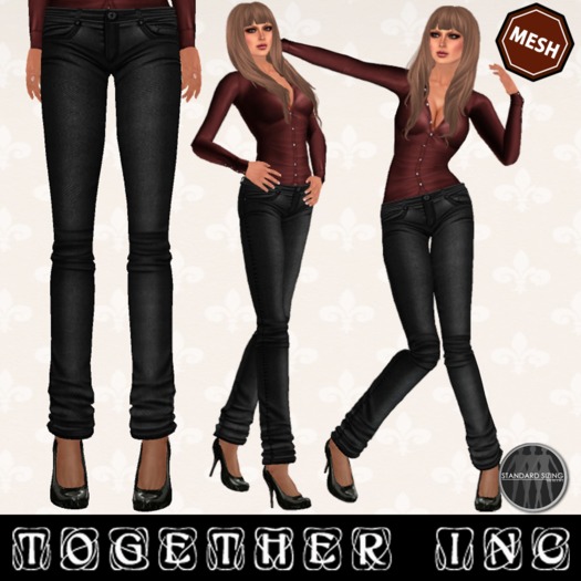 Together Inc. Mesh Pants herringbone