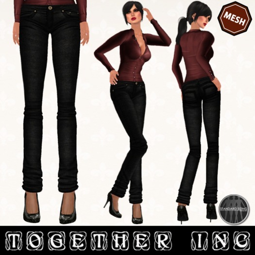 Together Inc. Mesh Pants black