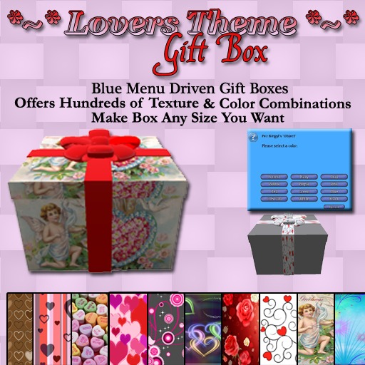 Lovers Gift Box With Menu LARGE [Box]