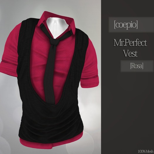 [coepio] Mr.Perfect Vest [Rosa] 