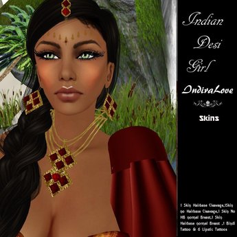 Second Life Marketplace - o))IndiraLove Skins & Shape((o,Indian Desi