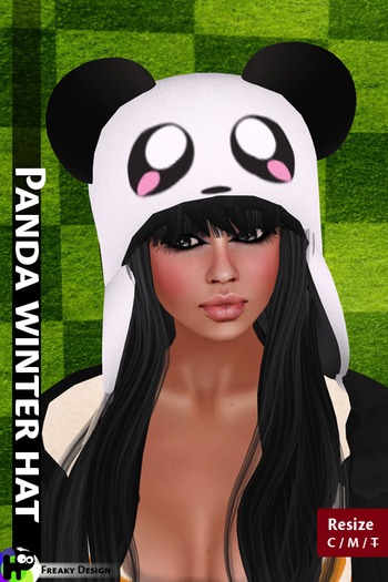 FreakyDesign - Panda winter hat