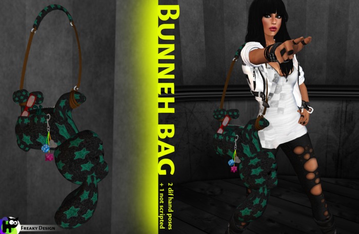 FreakyDesign - Bunneh bag white