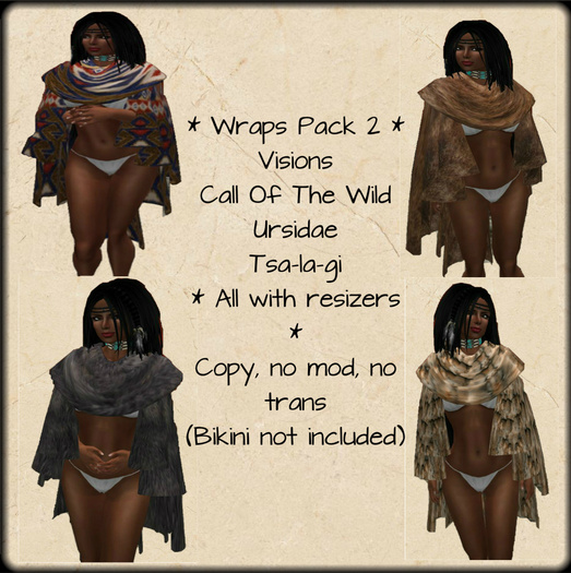 [Zaphara's Paradise] Wraps Pack 2