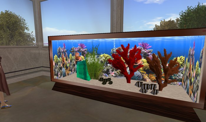 P Low Console Aquarium II Package