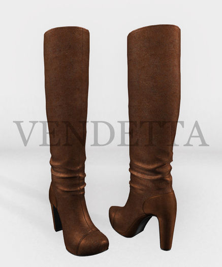 VENDETTA - Edelman Brown Boots (Open me)
