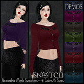 :::Sn@tch Mesh Alexandra Sweater (DEMOS):::