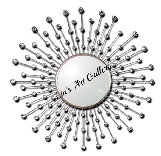 metal wall art mirror