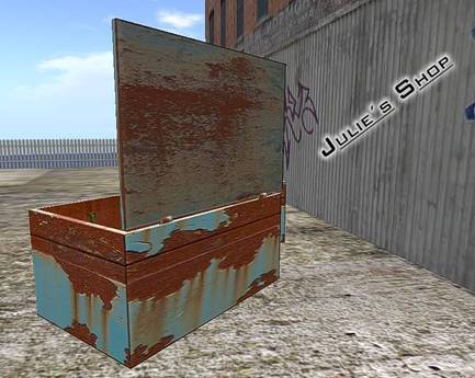 Second Life Marketplace - dumpster set ( box ) with animations and
