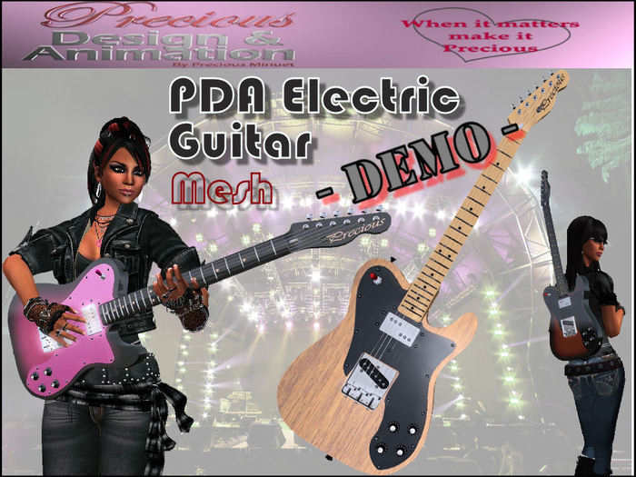 PDA Mesh Electric Pro Guitar -  DEMO