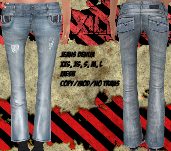 [Exiled Inc.] Jeans denim Mesh