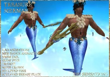 499 Zed Sensations*.Treasure Merman blue