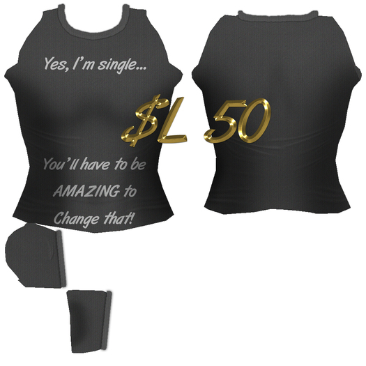 Yes, I'm Single Men's Black tee shirt