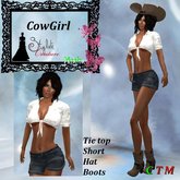 Cowgirl Top Blossum white