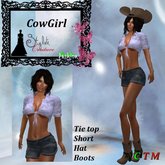 Cowgirl Top Blossum Lila