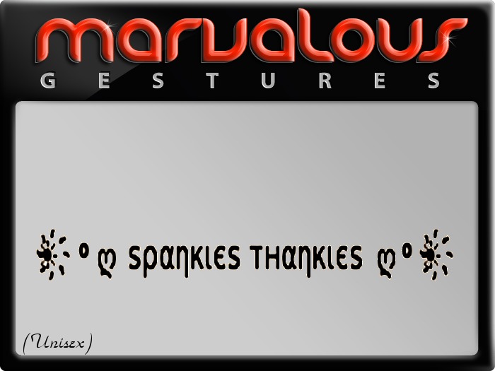 SPANKIES THANKIES! GESTURE (unisex)