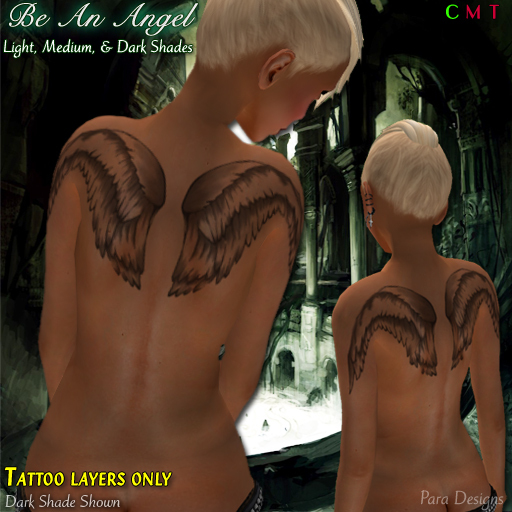 ::Para Designs:: Be An Angel Tattoo