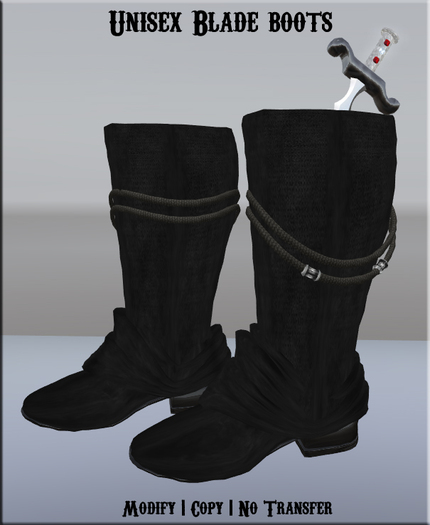 Unisex blade boots