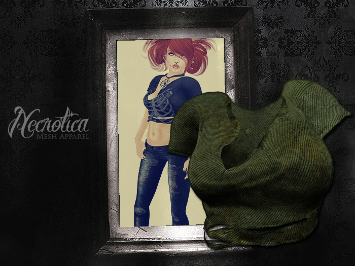 {N} - Ripped Tee (Dirty Green)