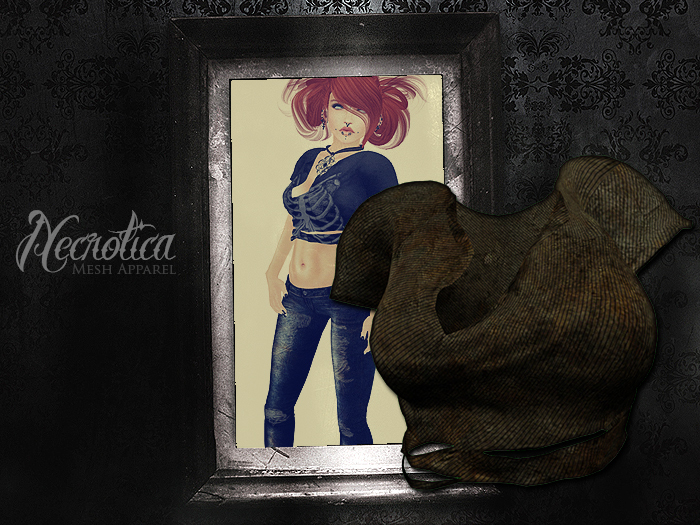 {N} - Ripped Tee (Dirty Brown)