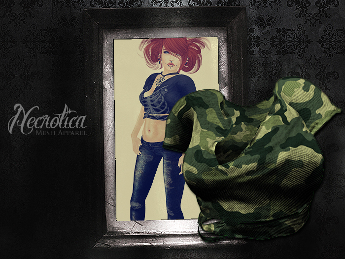 {N} - Ripped Tee (Camo)