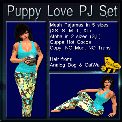 .:.FB.:. Puppy Love PJ's