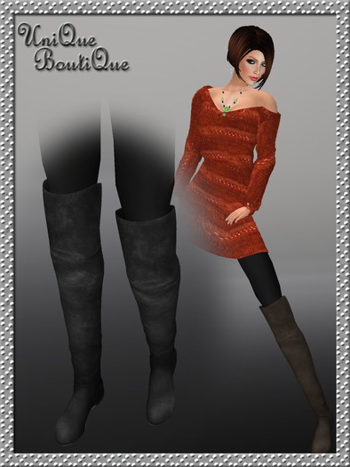 *UniQue* Mesh Over the Knee Boots DEMO