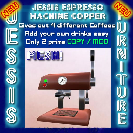 Jessis Espresso Machine Copper