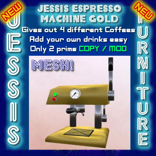 Jessis Espresso Machine Gold
