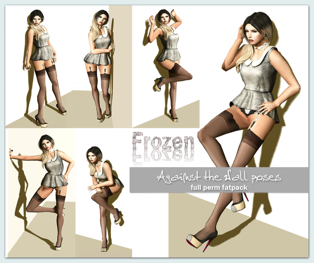 Frozen Against the wall FATPACK full perm poses 